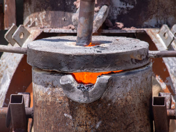 istock Steel Smelting Kiln 1161257635