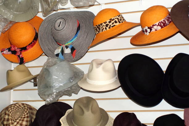 istock Hats in a showroom 1161259896