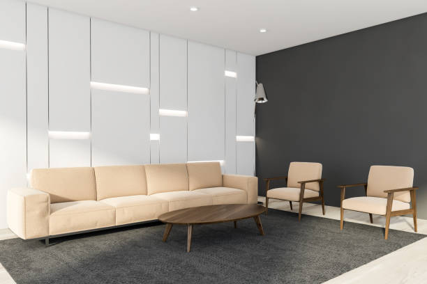 istock White and gray living room interior 1161261150