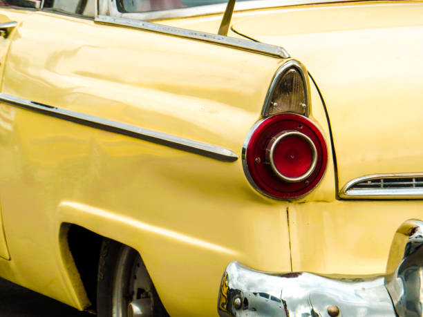 istock Tail light of vintage car 1161266373