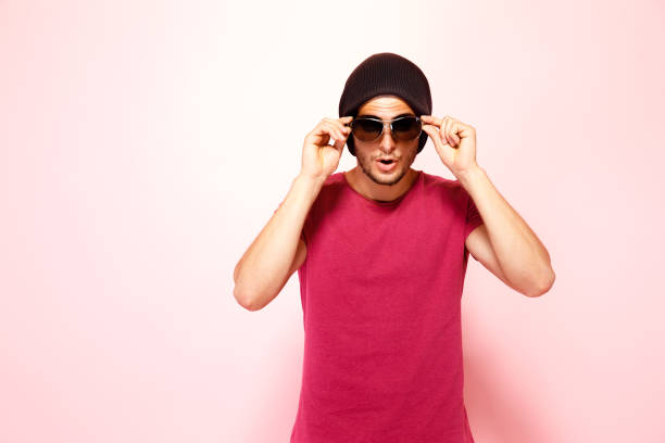 istock Handsome stylish guy in sunglasses looking at camera 1161270141