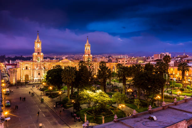 istock Aerial view of Arequipa, Peru 1161270839