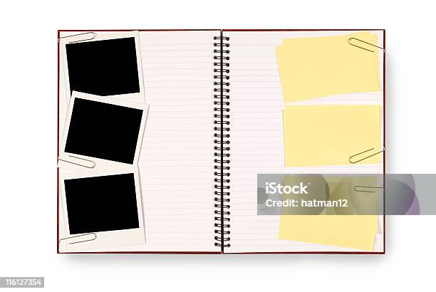 Álbum De Fotografías Foto de stock y más banco de imágenes de Cuaderno de ejercicios - Cuaderno de ejercicios, En blanco, Transferencia de impresión instantánea