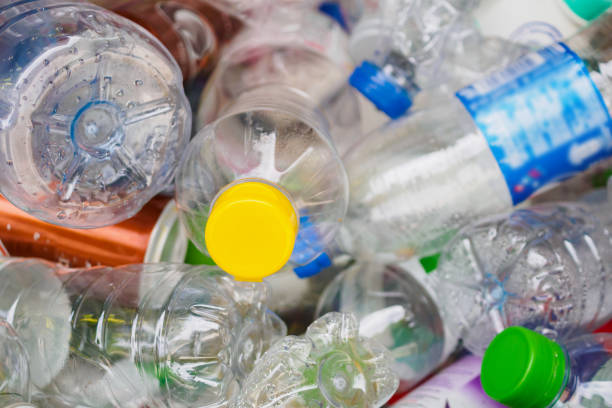 istock plastic bottles in recycle trash station 1161275031
