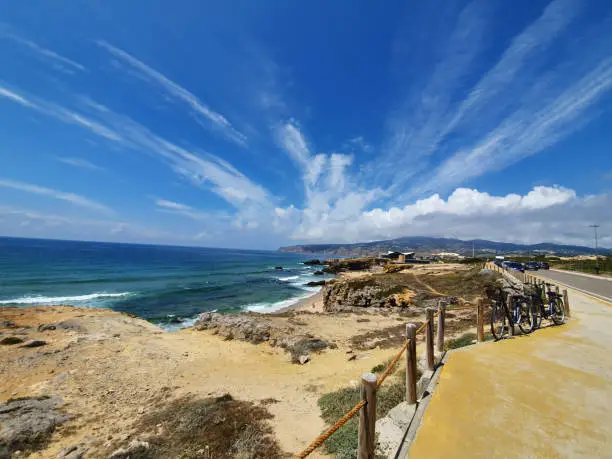 Panoramic View of Guincho in Cascais Portugal