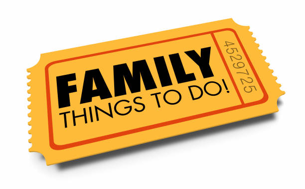 istock Family Things to Do Ticket Child Kid Friendly 3d Illustration 1161276563