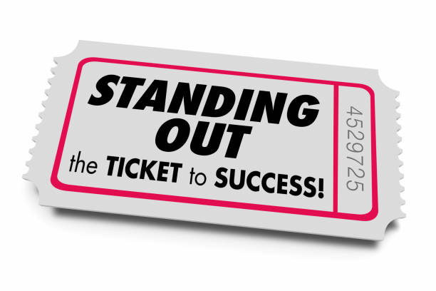 istock Standing Out Be Unique Ticket to Success 3d Animation 1161278725
