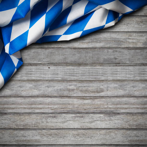 istock bavarian table cloth on a wooden table 1161282994