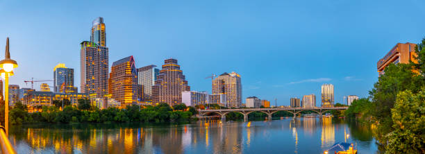istock Austin Texas USA evening skyline 1161283131