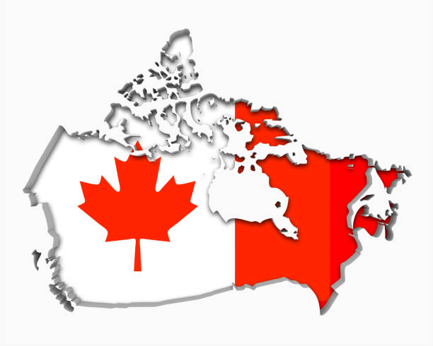 istock Canada Flag Map Symbol National Pride 3d Illustration 1161288898