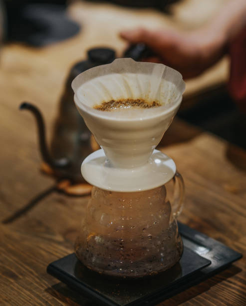 istock Hario V60 Coffee brewing and serving 1161290371