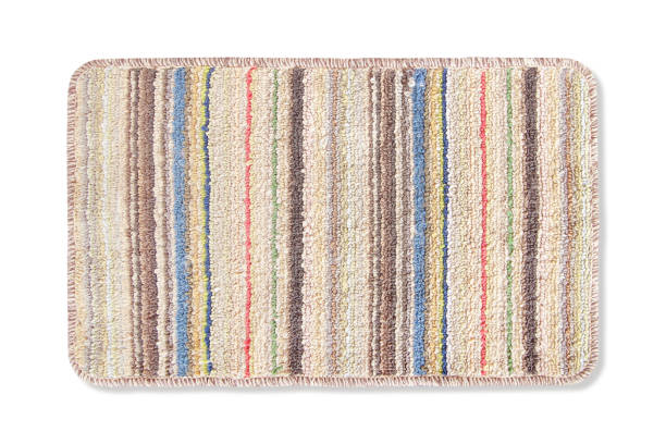 istock Door mat isolated on white background 1161299065