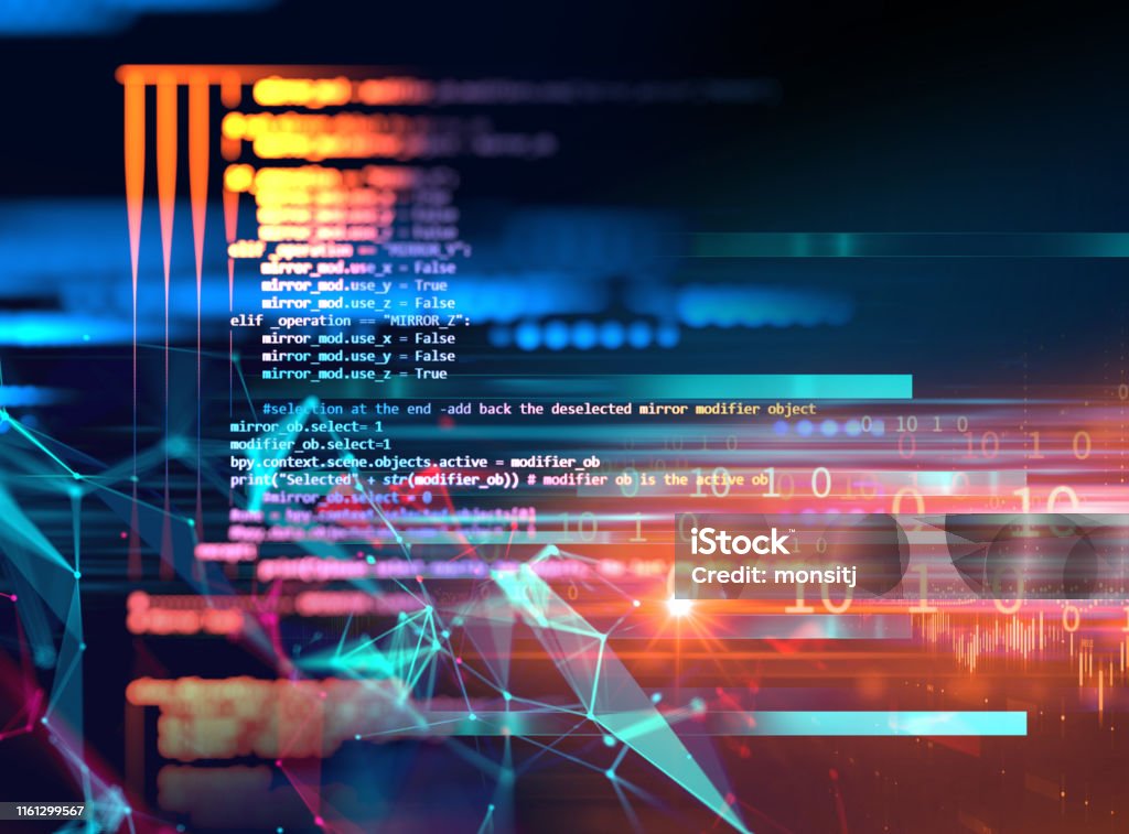 Programming Code Abstract Technology Background Of Software Developer ...