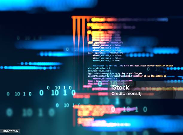 Programming Code Abstract Technology Background Of Software Developer ...