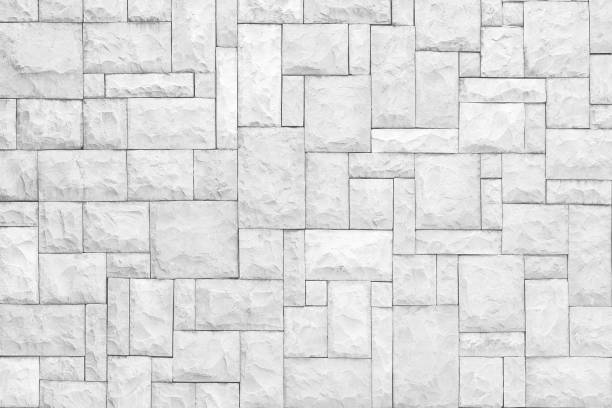 istock modern white slab ,slat stone wall background 1161300156