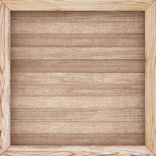 istock Wooden wall texture, wood frame background 1161300344