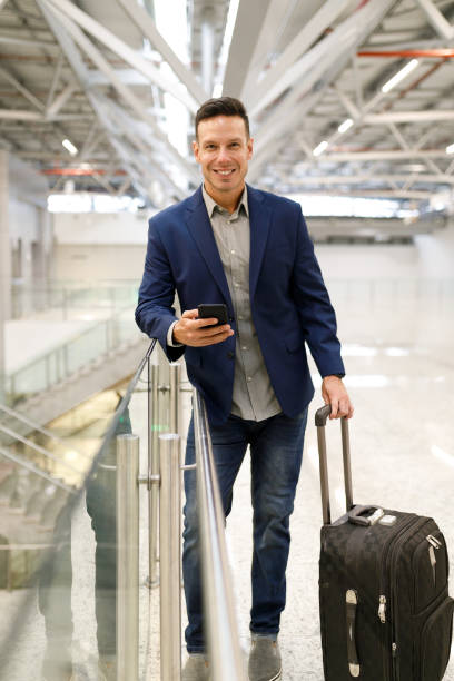 istock Businessman at the airport 1161303875