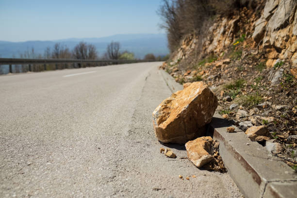 istock Landscape with rocks,Travel background. Transportation 1161305149