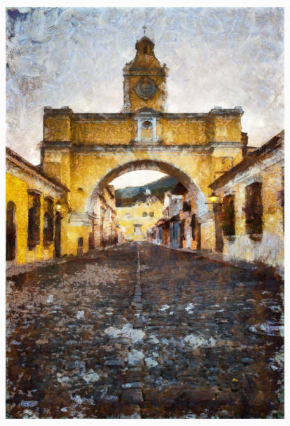 istock Antigua Guatemala - digital photo manipulation 1161307077