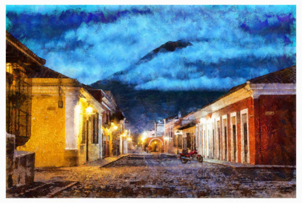 istock Antigua Guatemala - digital photo manipulation 1161307110