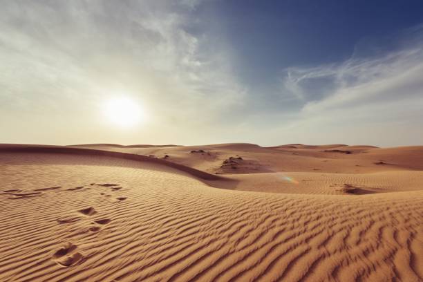 istock The Beautiful Desert During Sunrise 1161314651