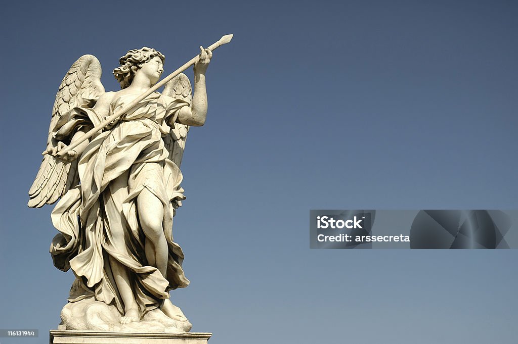 Bernini's angel, Rzym - Zbiór zdjęć royalty-free (Anioł)