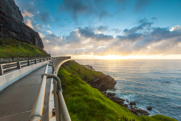 istock Sea Cliff Bridge After The Rain 1161323123