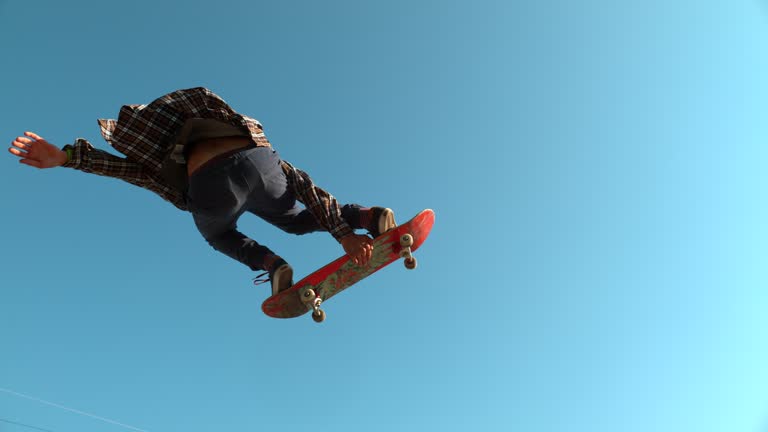 Jumping with the skateboard, Ultra Slow Motion