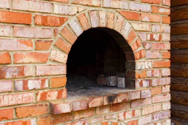 istock Brick empty oven for cooking healthy delicious food on fire 1161326129