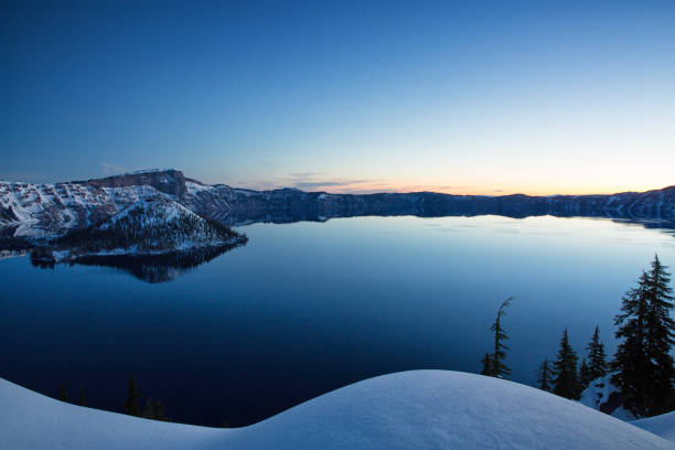 istock Cold Morning at Crater Lake 1161330478
