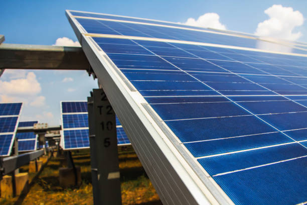 istock Solar panel, alternative electricity source, concept of sustainable resources, And this is a new system that can generate electricity more than the original, This's the sun tracking systems 1161331389