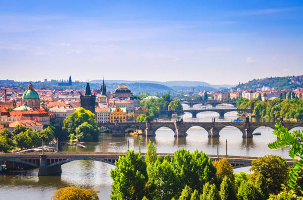 istock View on bridges over Vltava river in Prague city 1161342862
