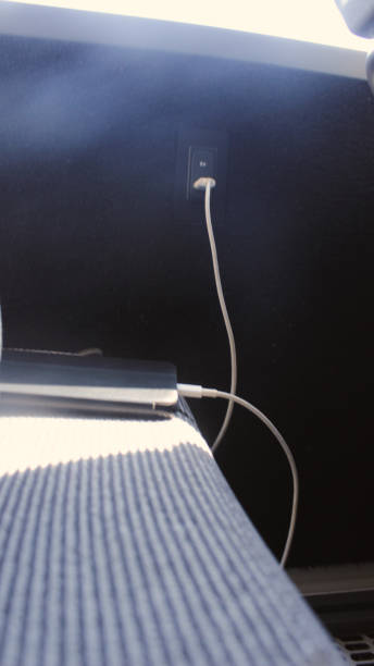 istock Charging the mobile phone in the bus USB port 1161344872