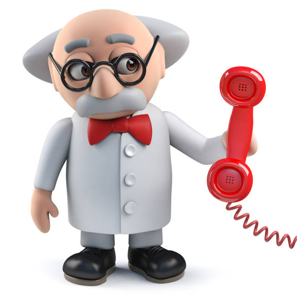 High Angle View Of Chatter Telephone Toy On Carpet