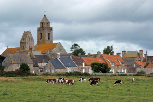 Gatteville le Phare is a typical countryside village in Normandy