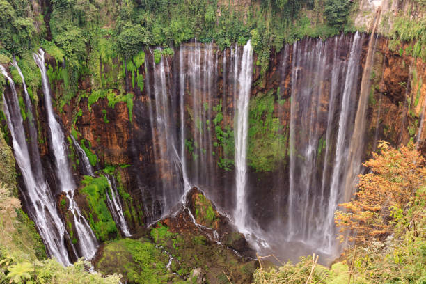 водопад кобан севу - malang стоковые фото и изображения