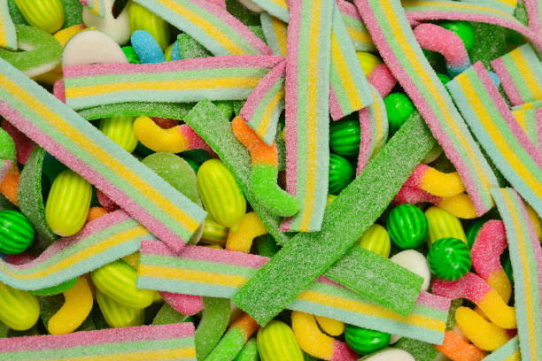 istock Assorted gummy candies. Top view. Jelly  sweets. 1161353057