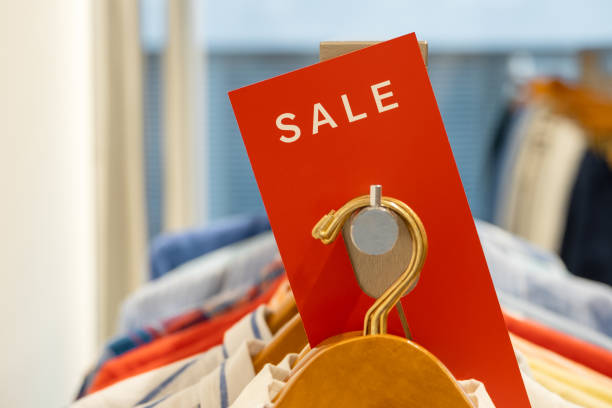 istock sale in the clothing store 1161353711