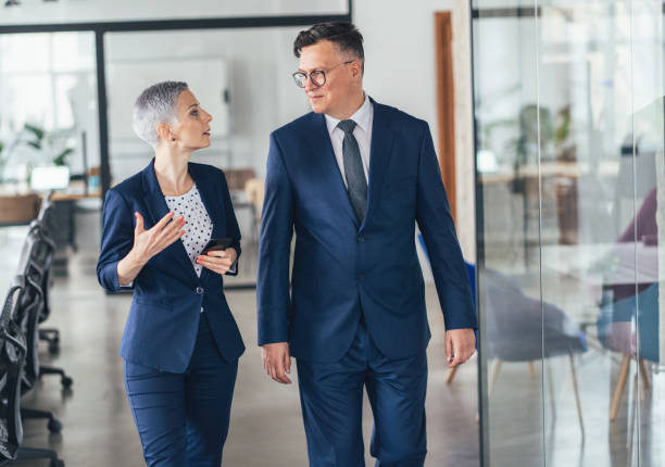 Business partners in discussion