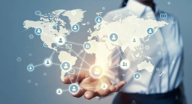 istock Global communication network concept. Global business. 1161358578