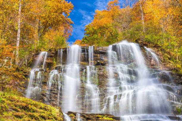 Amicalola Falls, Georgia, USA Amicalola Falls, Georgia, USA appalachian trail photos stock pictures, royalty-free photos & images