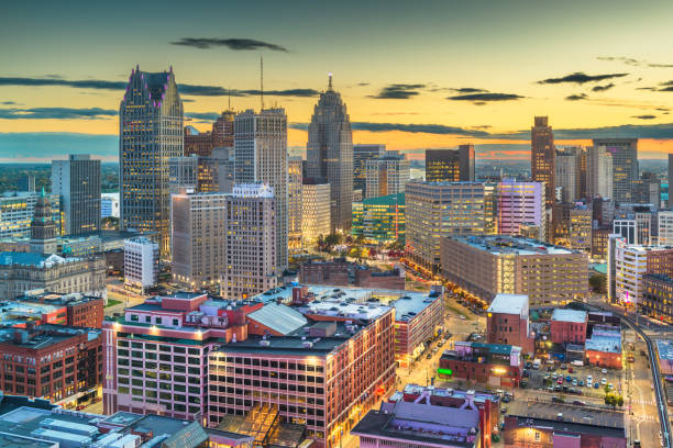 istock Detroit, Michigan, USA downtown 1161363676