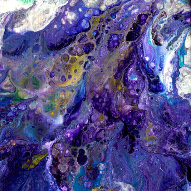 istock Acrylic Pour Painting 1161364140