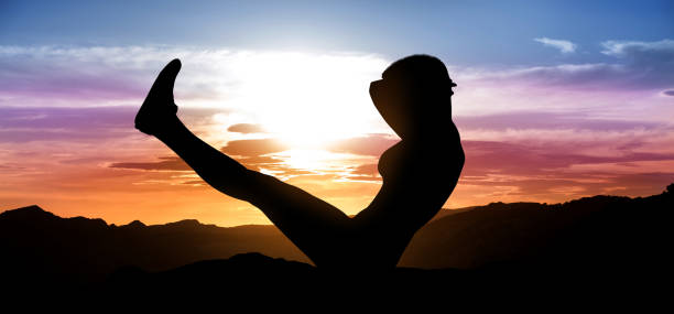 istock Outdoor yoga concept 1161365694