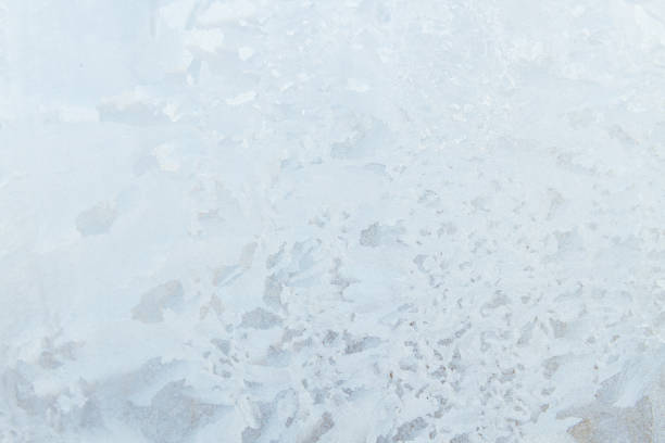 istock Frosty patterns on a frozen ice box in the early morning 1161366477