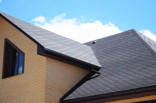 istock Asphalt shingles house roofing construction, repair. Problem Areas for House asphalt shingles Corner Roofing Construction Waterproofing 1161368114