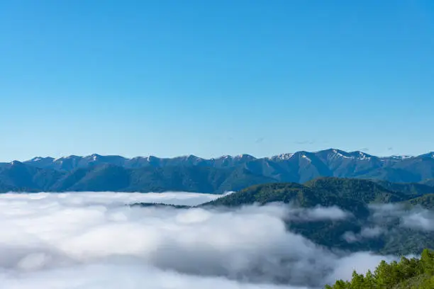 Photo of Panorama view in summer time sunny day