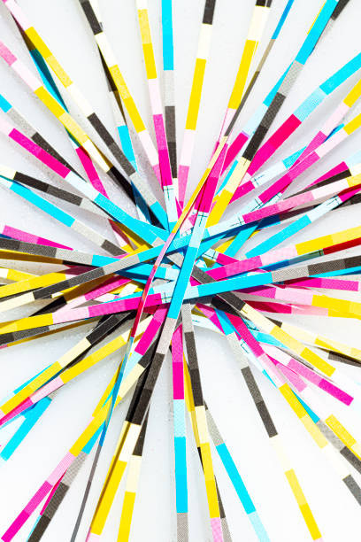 istock Paper residues after cutting in the printing process 1161370007