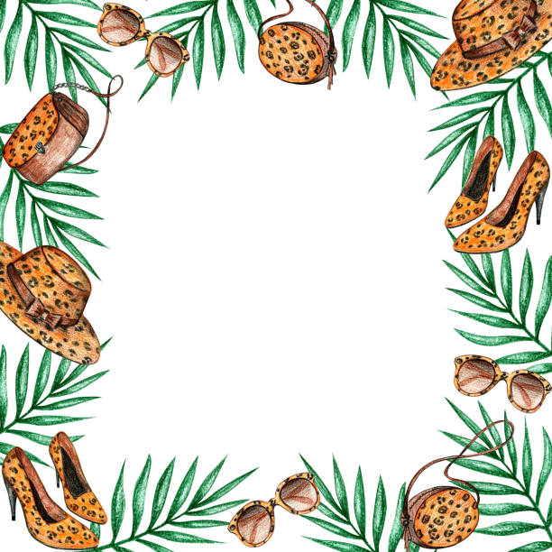 Leaopard Border Leopard Print Border Template Clipart Best