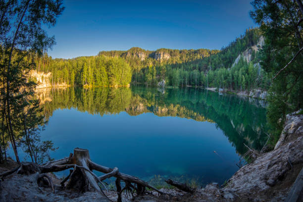 istock beautiful mountain lake (HDRi) 1161377539